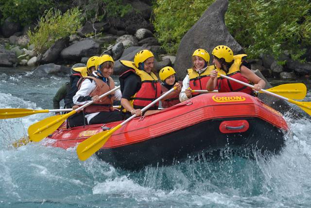Rafting no rio Chimehuin